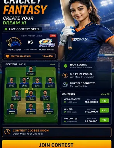 LuckX (luckx apk) fantasy cricket & matchday visual 3